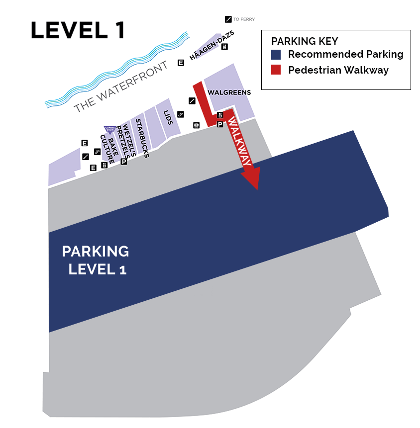 waterside parking empire outlets